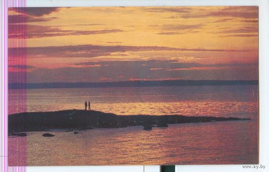 Природа. Белое море. Фото В. Дорожинского. 1985 год