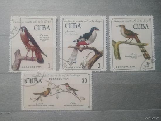 Куба. 1971г. Фауна. Птицы.