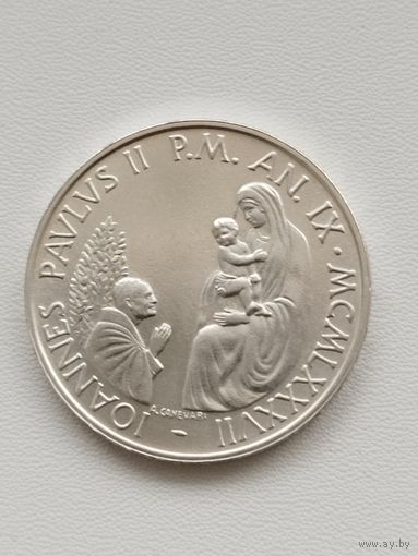 Ватикан 1000 лир 1987 год