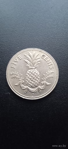 Багамские острова (Багамы) 5 центов 1975 г.