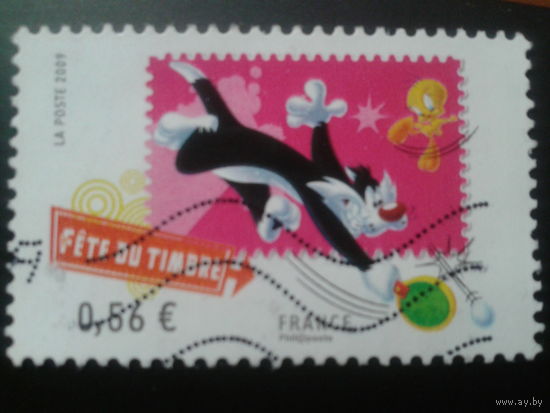 Франция 2009 день марки, комикс, зубцовка 13
