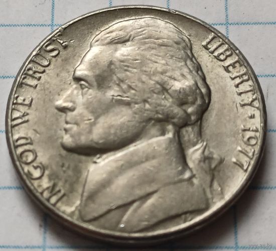 США 5 центов, 1977     ( 3-4-3 )