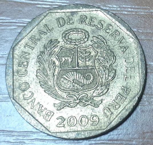 Перу 10 сентимо, 2009 (14-17-1)