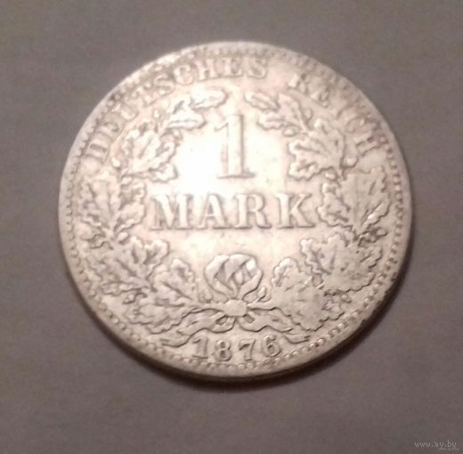 1 марка, Германия 1876 A, серебро 900