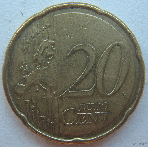 Франция 20 евроцентов 2009 г.