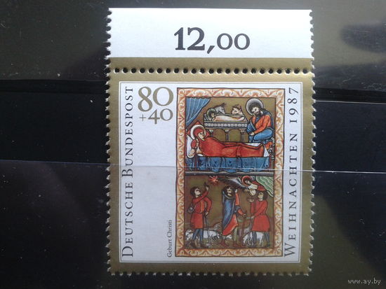 ФРГ 1987 Рождество** Михель-2,0 евро