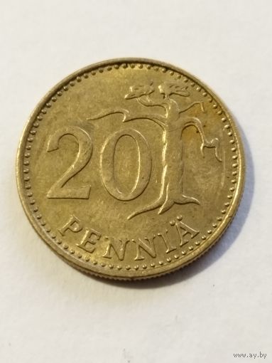 Финляндия 20 пенни 1983