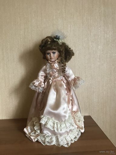 Кукла фарфоровая французская Marquise Pompadour