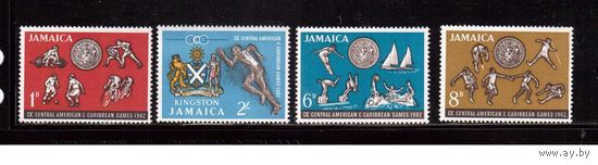 Ямайка-1962 (Мих.199-202) , ** , Спорт,