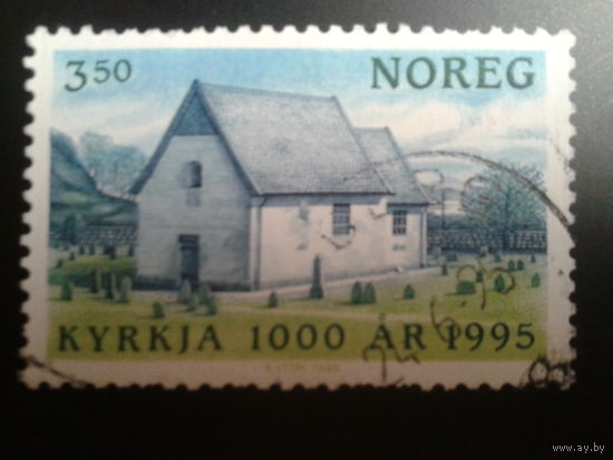 Норвегия 1995 кирха, 1000 лет христианства в Норвегии