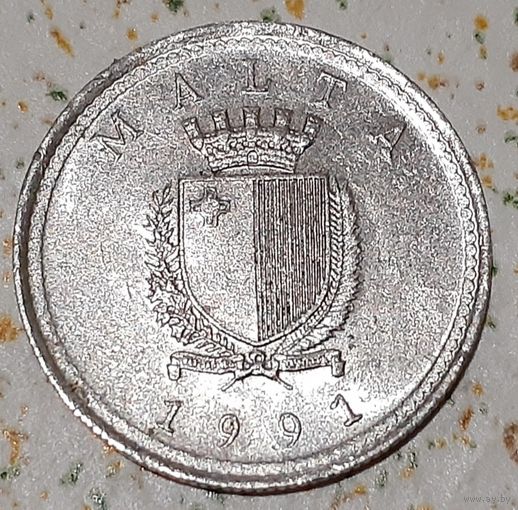 Мальта 2 цента, 1991 (4-11-51)
