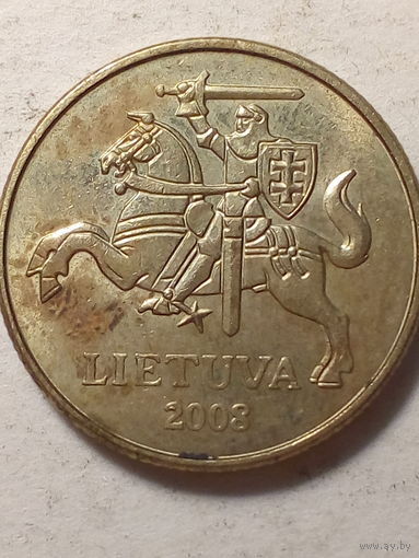 20 центов Литва 2008