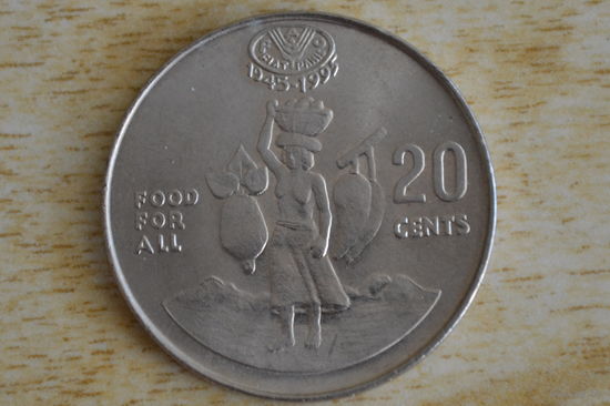Соломоновы острова 20 центов 1995  ФАО