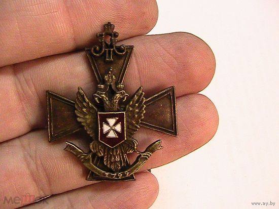 Царский полковой знак - 3-й стрелковый Его Величества лейб-гвардии полк
