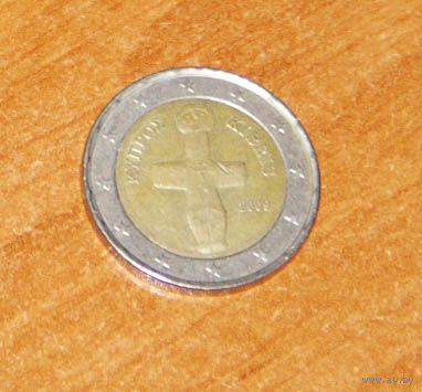 Кипр 2 евро 2009 XF