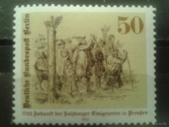 Берлин 1982 250 лет прибытия эмигрантов Михель- 1,0 евро