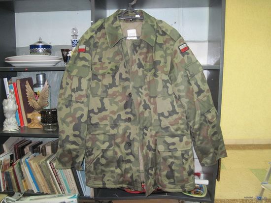 Польская армейская теплая куртка с подстежкой, размер 178/104.