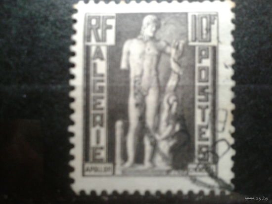 Алжир, колония Франции 1952 статуя Аполлона