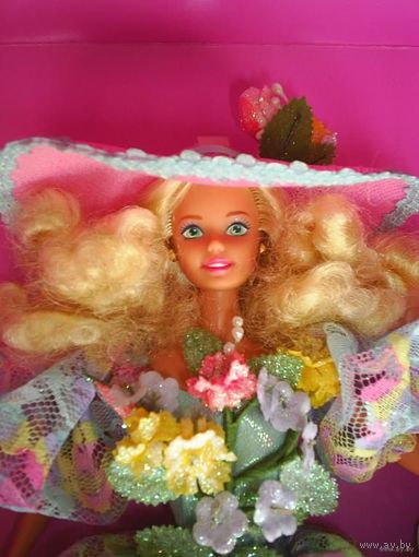 Кукла Барби/Barbie Spring Bouquet фирмы Mattel, 1994 г, серия The Enchanted Seasons, лимитированный выпуск.