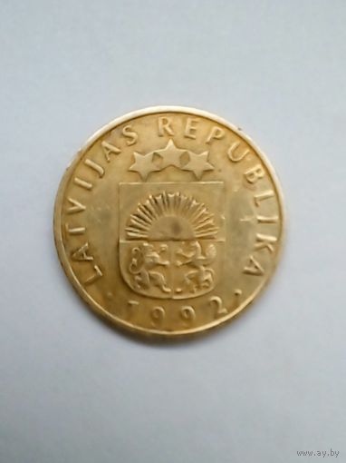 Латвия 10 сантимов 1992г