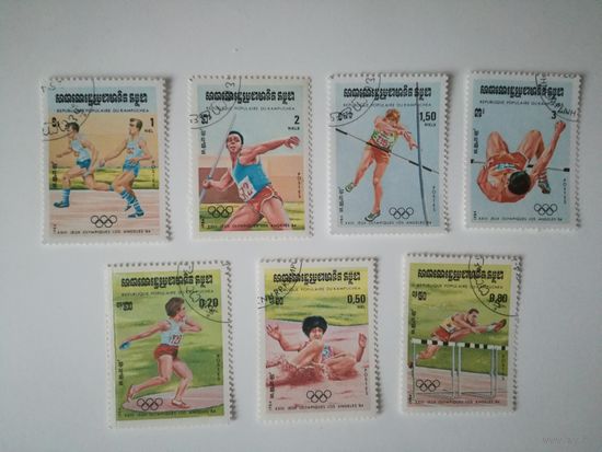 Камбоджа 1984. Летние олимпийские игры. Полная серия