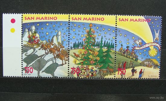 Сан Марино: Рождество 3м/с 1995 (3,5МЕ)