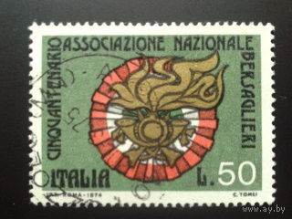 Италия 1974 военный знак ветеранов-берсальеров