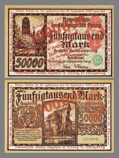 [КОПИЯ] Данциг 1 000 000 марок на 50 000 1923г.