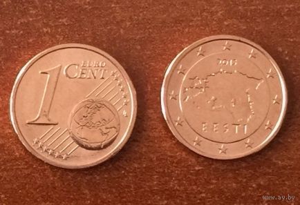 Эстония, 1 евроцент 2015