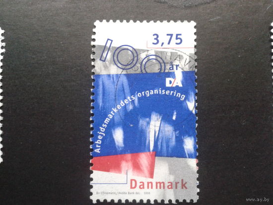 Дания 1996 100 лет организации труда в Дании