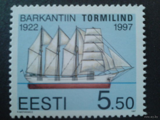 Эстония 1997 парусник
