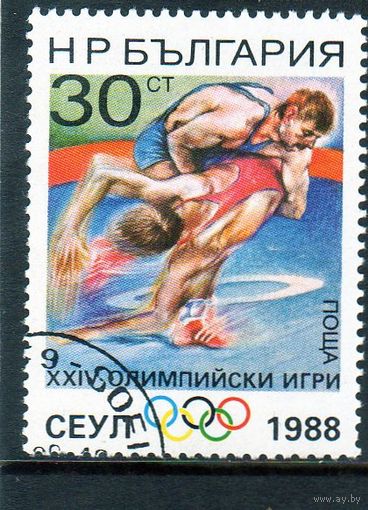 Болгария.Спорт.Борьба.Олимпийские игры.Сеул.1988.