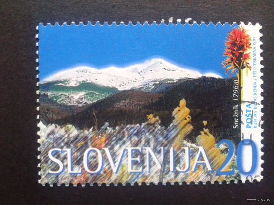 Словения 1997 горы, цветы