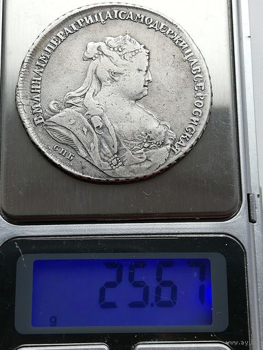 1рубль Анна Иоаноана 1738г.,серебро.
