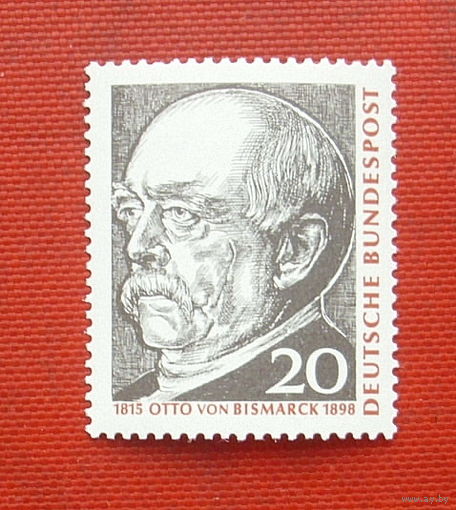 ФРГ. Германия. Бисмарк. ( 1 марка ) 1965 года. 2-13.