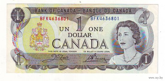 Канада, 1 доллар 1973 год
