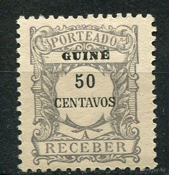 Португальские колонии - Гвинея - 1921 - Portomarken 50C- [Mi.38p] - 1 марка. MH.  (Лот 78BL)
