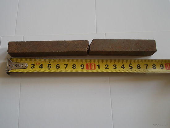 Правило, брусок шлифовальный, наждак для заточки ножей бритв 15х15х180 мм