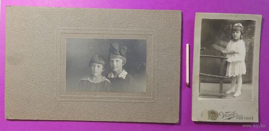 Фото "Сестры" на паспарту, 1923 г.