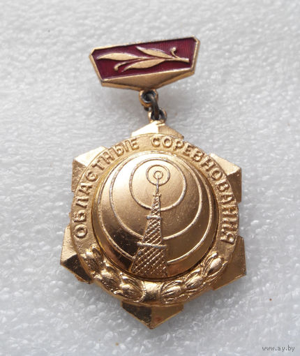 Медаль. Радиоспорт. Областные соревнования #0625-OP14