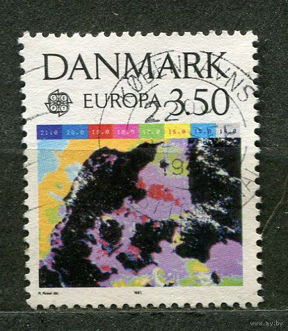 Снимки из космоса. EUROPA CEPT. Дания. 1991