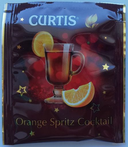 Чай Curtis Апельсиновый коктейль (черный с ароматом апельсинового ликера) 1 пакетик
