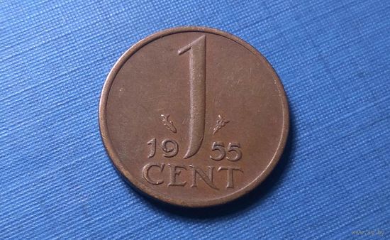 1 цент 1955. Нидерланды.