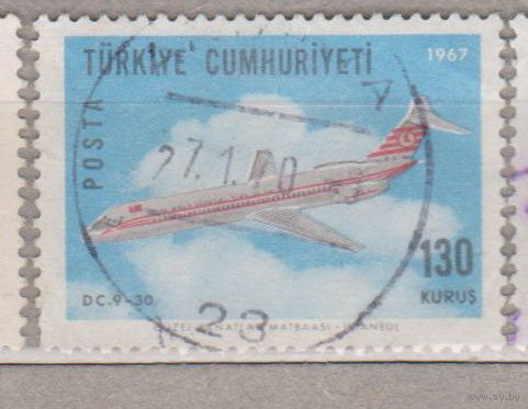Авиация Самолеты Турция 1967 год лот 3