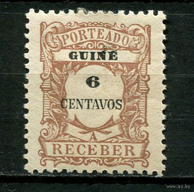 Португальские колонии - Гвинея - 1921 - Portomarken 6C- [Mi.34p] - 1 марка. MH.  (Лот 79BL)