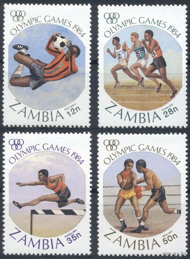 1984 Замбия 314-317 Олимпийские игры 1984 года в Лос-Анджелесе