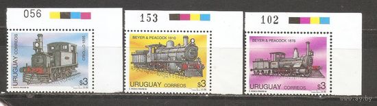 Уругвай 1995 Локомотивы
