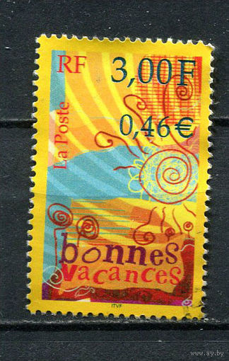 Франция - 2000 - Поздравительная марка - [Mi. 3471] - полная серия - 1 марка. Гашеная.  (Лот 59CQ)