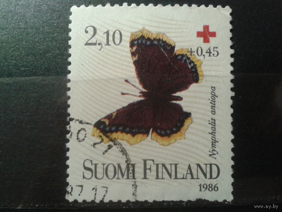 Финляндия 1986 Бабочка