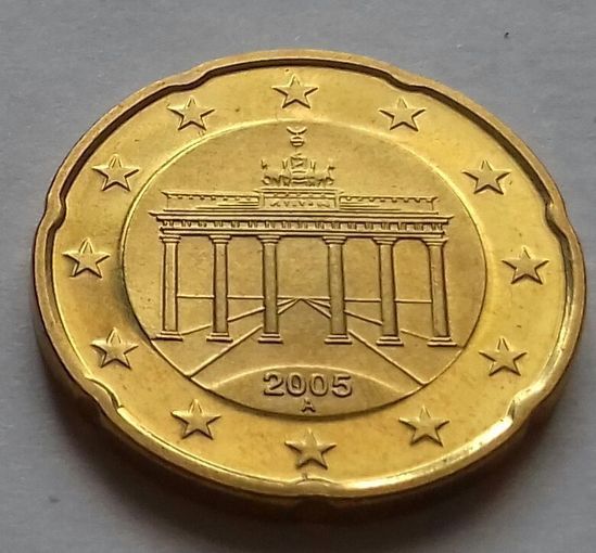 20 евроцентов, Германия 2005 А, proof, из набора